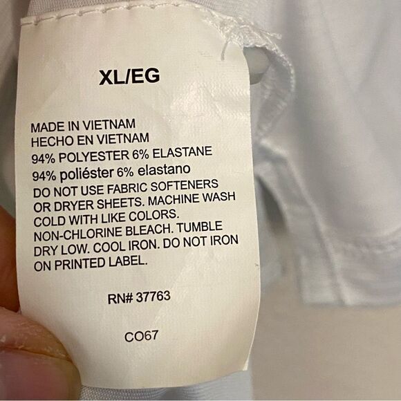 Callaway Men’s‎ Performance Golf Polo opti dri Chest Stripe White XL - Picture 5 of 8